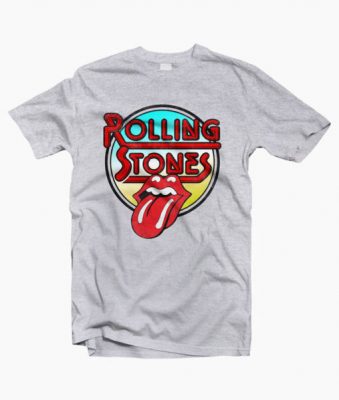 Rolling Stones Retro Tongue T Shirt Trend Fashion Tees Store