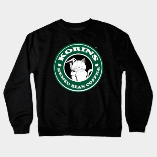 Korins Senzu Bean Coffee Crewneck Sweatshirt