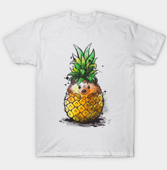 Pineapple hedgehog T Shirt