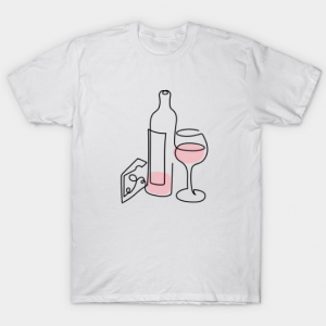 Rosé and cheese T Shirt
