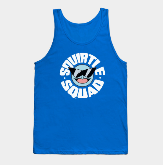 Squirtle Squad Tank top