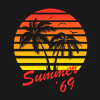 Summer '69 Tropical Sunset T Shirt