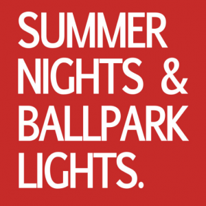 Summer Nights & Ballpark Lights. T Shirt