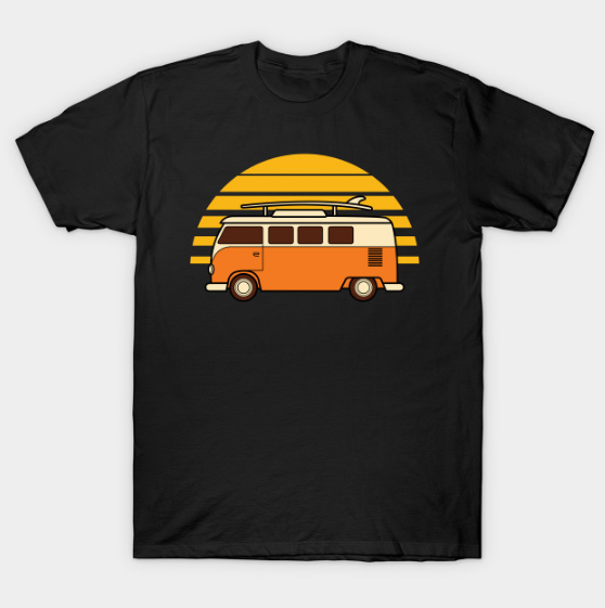 Sunset Van T Shirt