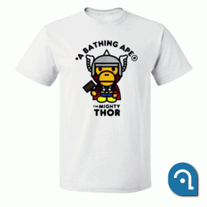 Bape A Bathing Ape x Marvel Thor T Shirt