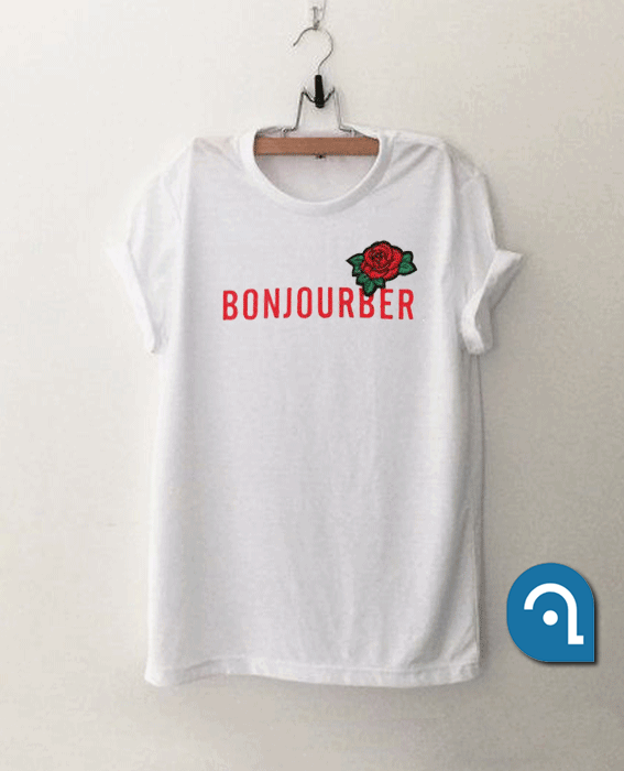 Bonjourber Rose T Shirt
