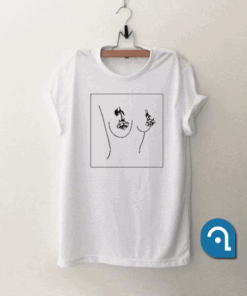 Boobs and Flower T Shirt