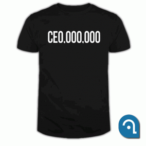 CE0,000,000 CEO Millionaire T Shirt