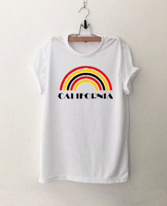 California Rainbow T Shirt