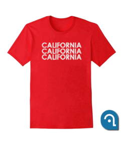 California Red T Shirt