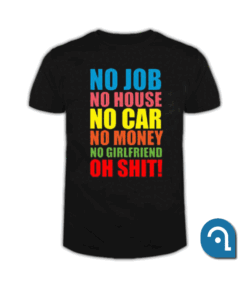 Creative funny letters short sleeve T Shirt