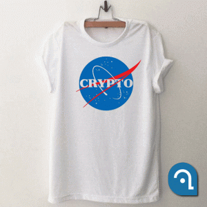 Crypto NASA to the moon T Shirt