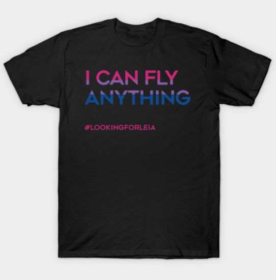 I Can Fly Anything (Bi Pride) T Shirt