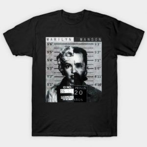 Marilyn Manson Mugshot T Shirt