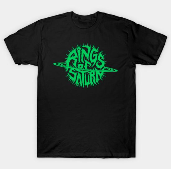 Rings of Saturn Band Logo T Shirt