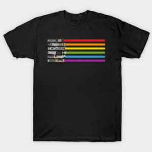 lightsaber rainbow T Shirt