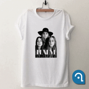 Haim band black white T Shirt