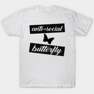 Anti-Social Butterfly T Shirt