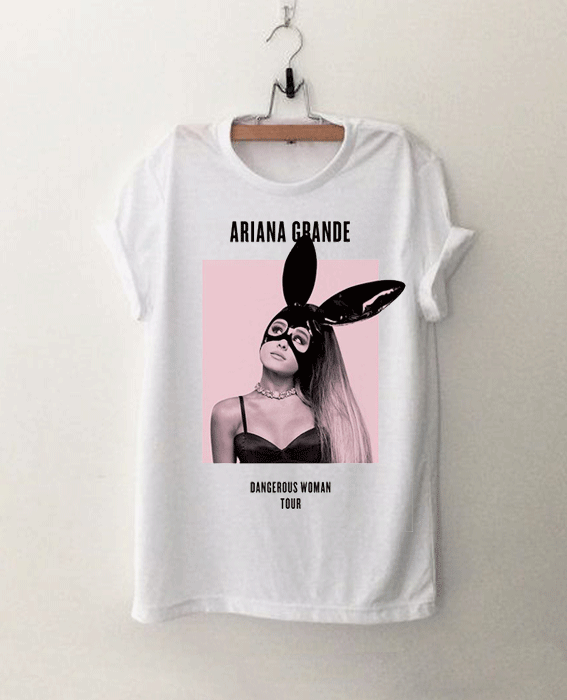 Ariana Grande Dangerous Woman Tour Date Back Juniors T Shirt
