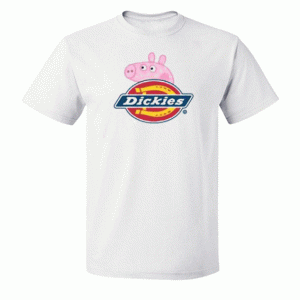 Dickies X Peppa Pig Parody T Shirt