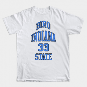 Larry Bird Indiana State 33 T Shirt