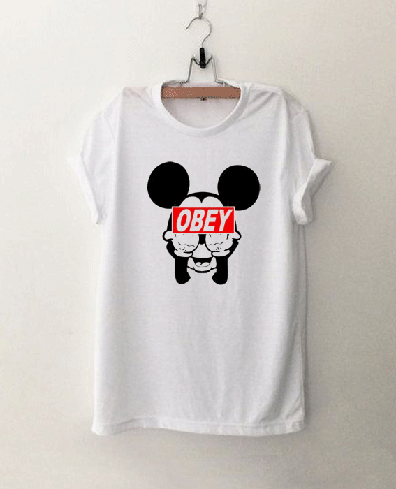 Mickey Mouse obey Popular T Shirt