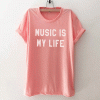 Music is my life Graphic T Shirt