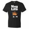 Nug Life Gangsta Chicken Nugget T Shirt