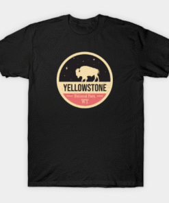 Yellowstone Park Badge T Shirt