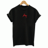 A Font Black T Shirt