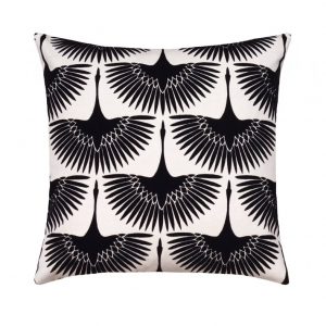 Art Deco Swans Pillow Case