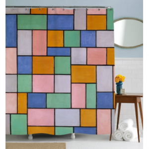 Colorful Tiles Shower Curtain