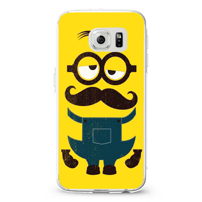 Despicable Me Minion Yellow Mustache Design Cases iPhone, iPod, Samsung Galaxy