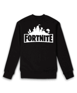 Fortnite Art Title Black Sweatshirt
