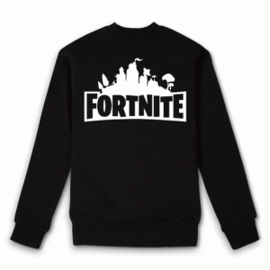 Fortnite Art Title Black Sweatshirt