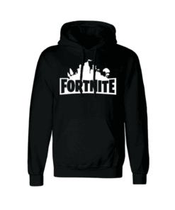 Fortnite Art Title Black Hoodie