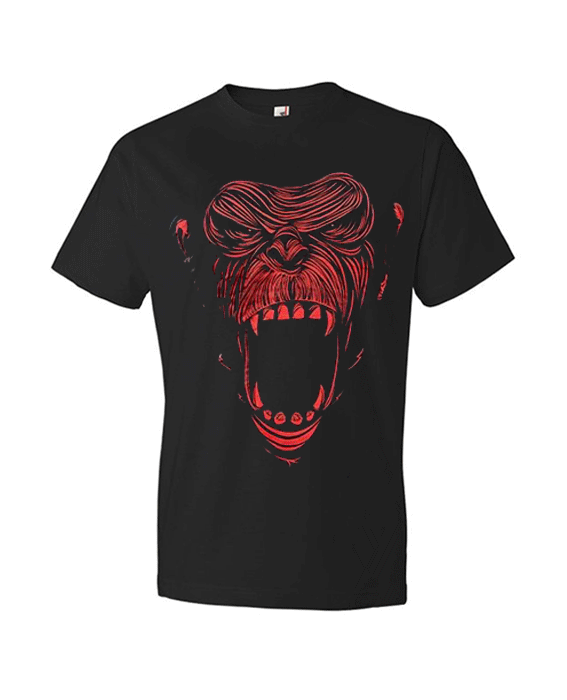 Primal ONNIT-Chimp Red T Shirt