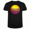 Retro Eighties symbol Sun Totally rad T Shirt