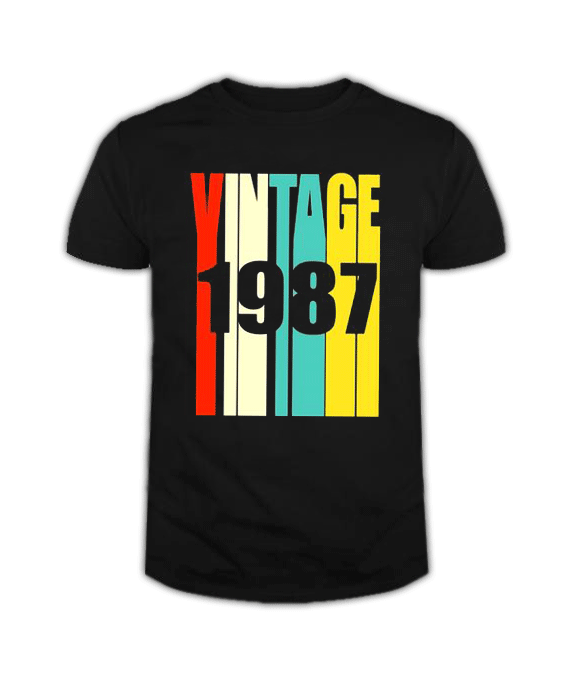 Retro Vintage 1987 T Shirt