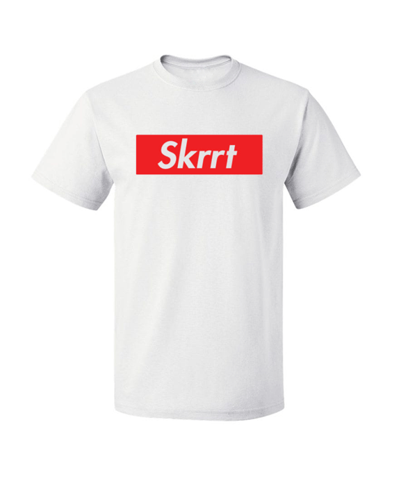 Skrrt box logo T Shirt