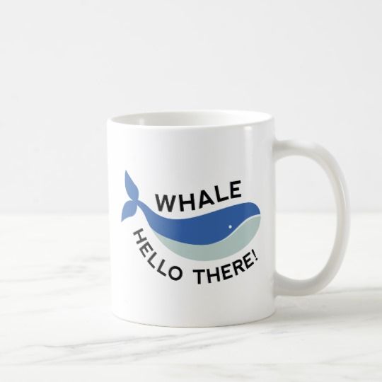 Whale Hello There! Ceramic Mug