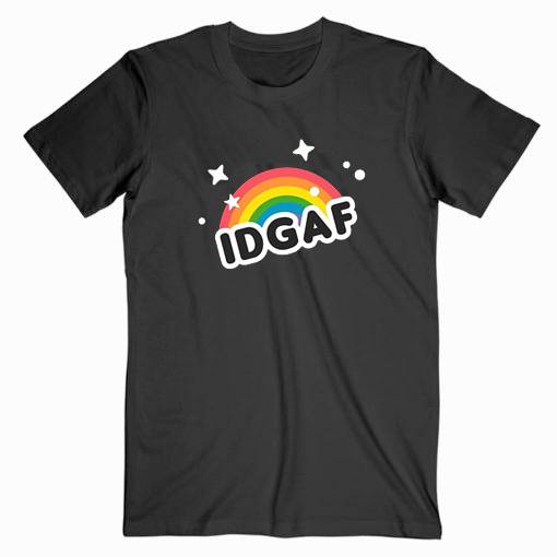 Dua Lipa Idgaf Rainbow T Shirt