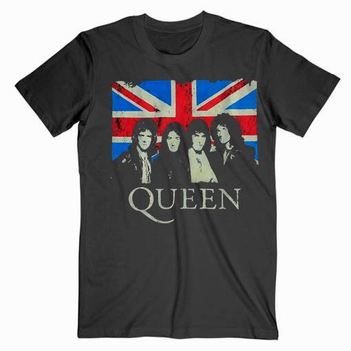 Queen England Flag Music T Shirt