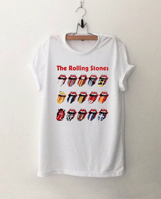 Rolling Stones Stadium Tongue Tour T Shirt