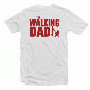 The Walking Dad Red T Shirt