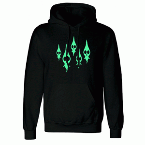 Dead Pikmin Inspired Glow in the Dark Hoodie