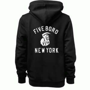 Five Board New York Back Hoodie