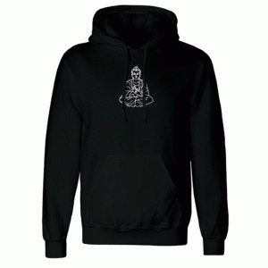 Buddha Budahism Yoga wear Black Hoodie