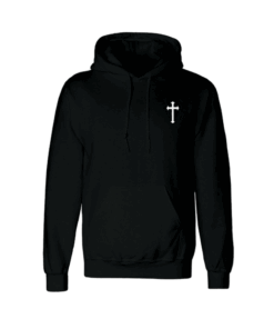 Cross Black Hoodie