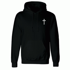 Cross Black Hoodie